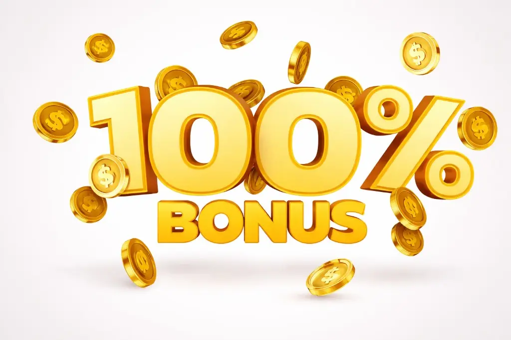 100% bônus
